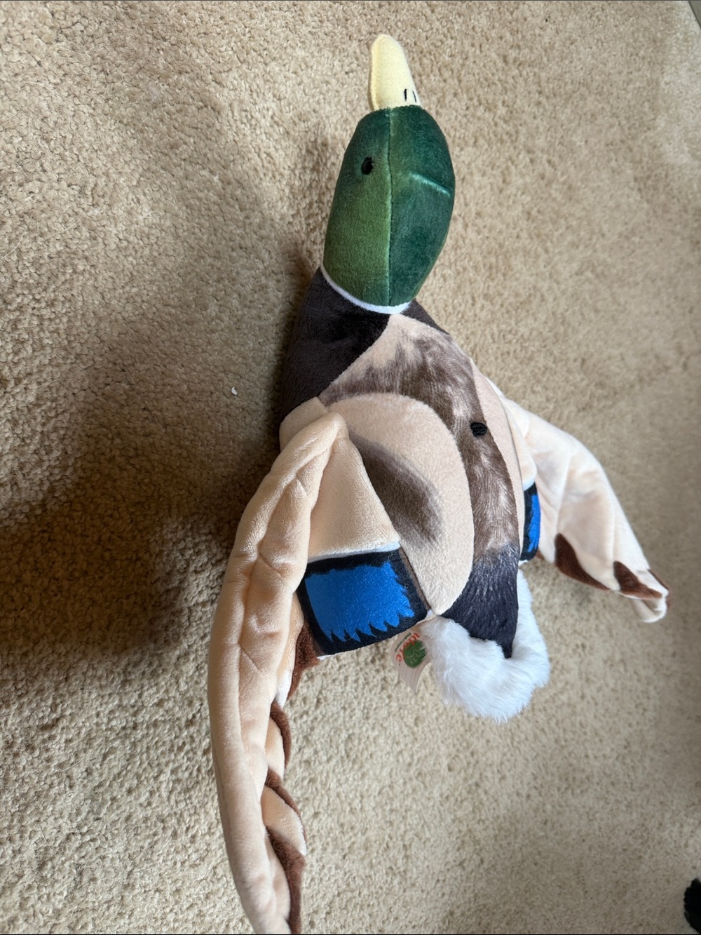 Adore Drake Mallard Duck Plush Stuffed Animal Head Wall Mount – 18”